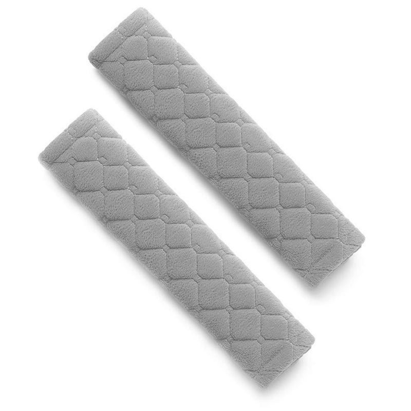 surpassme Car Seat Belt Pads Cover, 2 Pack Seat Belt Shoulder Strap Covers Protector to Release Stress to Your Neck and Shoulder for a Safety Driving (Grey) - Image 1